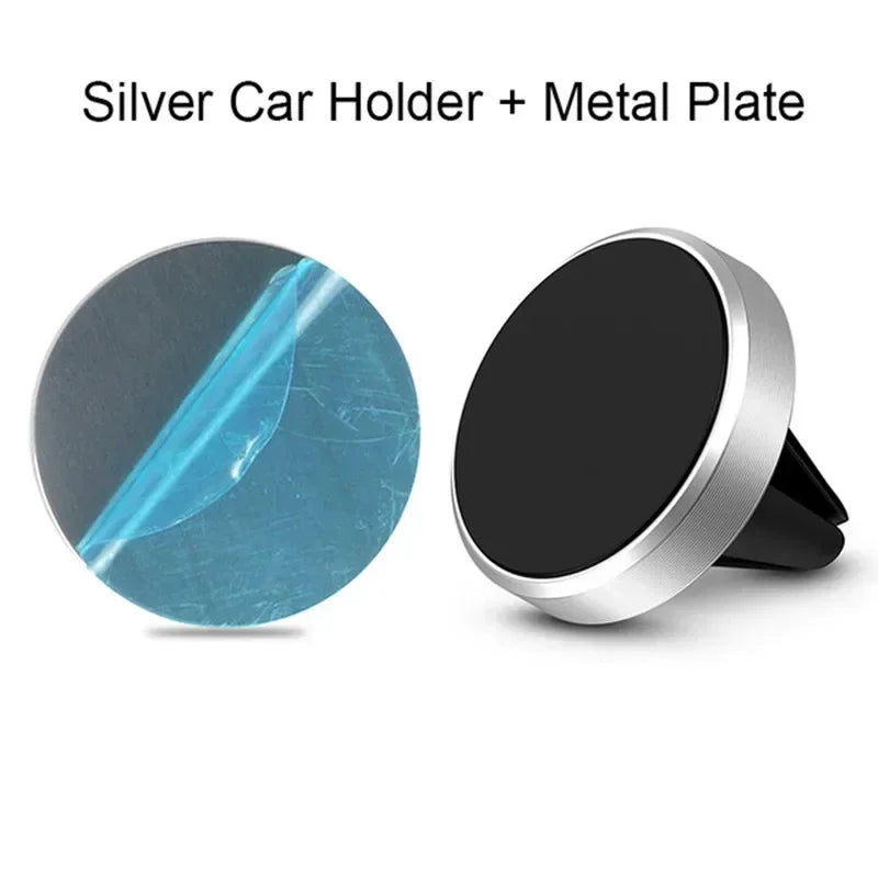 Car Air Vent Magnetic Phone Holder GPS Smartphone Stand Mount For Mag-safe iPhone 16 15 14 13 12 Pro Xiaomi Samsung Mini Stand