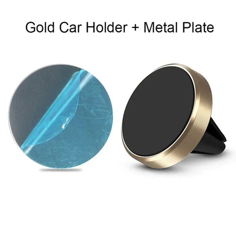 Car Air Vent Magnetic Phone Holder GPS Smartphone Stand Mount For Mag-safe iPhone 16 15 14 13 12 Pro Xiaomi Samsung Mini Stand